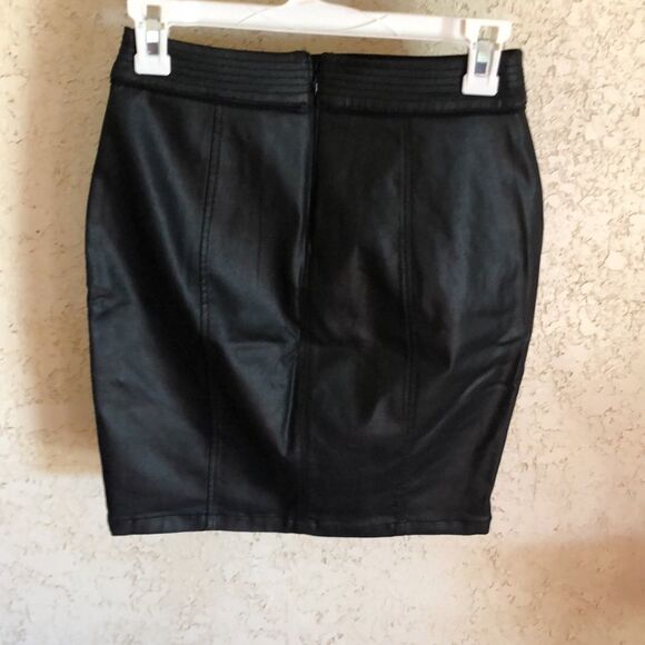 WHBM Coated Pencil Skirt - Picture 6 of 11